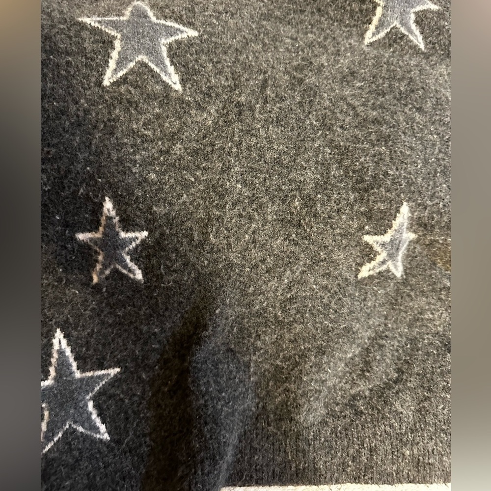 Rails Virgo Pullover in Charcoal White Stars Gray Crewneck Wool Sweater Revolve - Picture 16 of 16